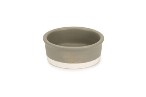 Beeztees DBL Köpek Mama Su Kabı, Seramik, Mat Gri, 13cm, 160ml - 1