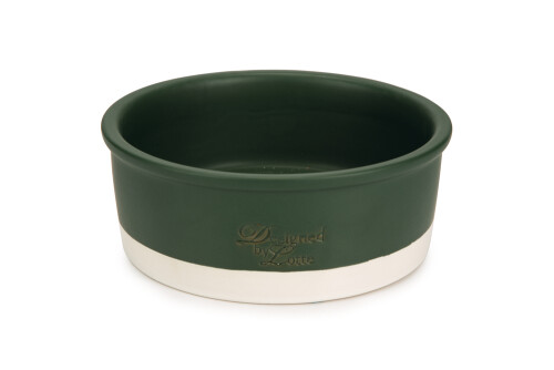 Beeztees DBL Köpek Mama Su Kabı, Seramik, Mat Yeşil, 20cm, 700ml - 1