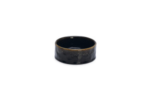 Beeztees DBL Köpek Mama Su Kabı, Seramik, Siyah, 13,5cm, 500ml - Beeztees