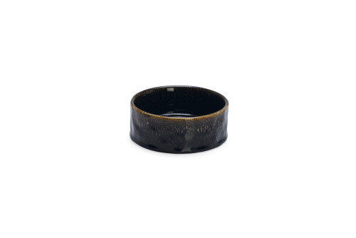 Beeztees DBL Köpek Mama Su Kabı, Seramik, Siyah, 13,5cm, 500ml - 1