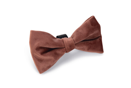 Beeztees DBL Köpek Papyonu, Kadife, Pembe, 12cm - 1