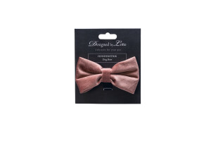 Beeztees DBL Köpek Papyonu, Kadife, Pembe, 12cm - 5