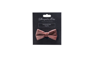 Beeztees DBL Köpek Papyonu, Kadife, Pembe, 9cm - 7