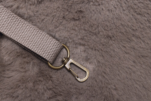 Beeztees DBL Köpek Taşıma Çantası, 6,5Kg'ye kadar, Koyu Gri, 48x23x33cm - 7