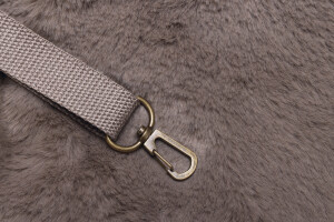 Beeztees DBL Köpek Taşıma Çantası, 6,5Kg'ye kadar, Koyu Gri, 48x23x33cm - 7