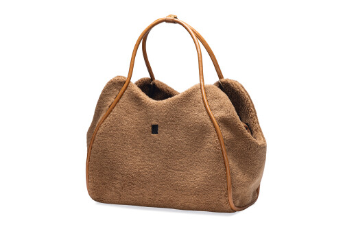 Beeztees DBL Köpek Taşıma Çantası, Yıkanabilir, 6,5Kg'ye kadar, Sütlü Kahve, 43x15x35cm - 3