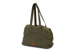 Beeztees DBL Köpek Taşıma Çantası, Yıkanabilir, 6,5Kg'ye kadar, Yeşil, 40x20x28cm - Beeztees