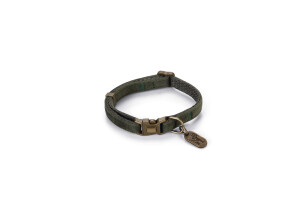 Beeztees DBL Köpek Tasması, Kadife, Nefti, 20-30cm, 10mm - 1