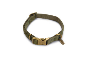 Beeztees DBL Köpek Tasması, Kadife, Nefti, 35-50cm, 20mm - Beeztees