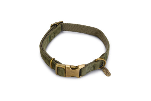 Beeztees DBL Köpek Tasması, Kadife, Nefti, 35-50cm, 20mm - 1