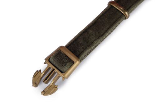 Beeztees DBL Köpek Tasması, Kadife, Nefti, 48-70cm, 25mm - 3