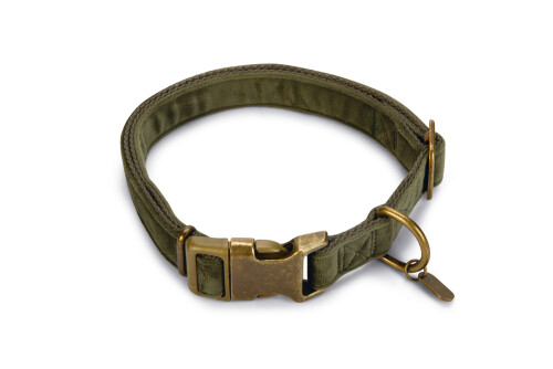 Beeztees DBL Köpek Tasması, Kadife, Nefti, 48-70cm, 25mm - 1