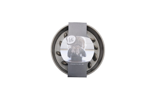 Beeztees DBL Köpek Yavaş Besleme Mama Kabı, Bambu, Antrasit, 17cm, 800ml - 7