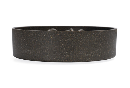 Beeztees DBL Köpek Yavaş Besleme Mama Kabı, Bambu, Antrasit, 21cm, 1430ml - 7