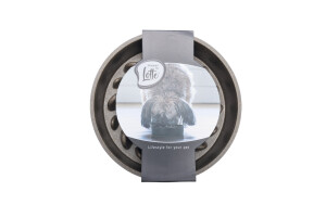 Beeztees DBL Köpek Yavaş Besleme Mama Kabı, Bambu, Antrasit, 21cm, 1430ml - 9