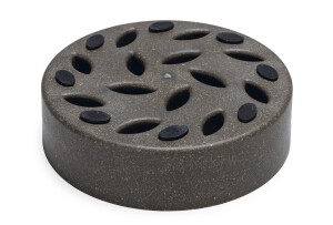 Beeztees DBL Köpek Yavaş Besleme Mama Kabı, Bambu, Antrasit, 21cm, 1430ml - 8