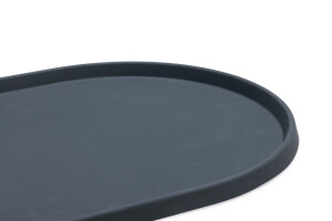 Beeztees DBL Mama Su Kabı Servisi, Silikon, Kaymaz, Antrasit, 45x25x1,5cm - 6