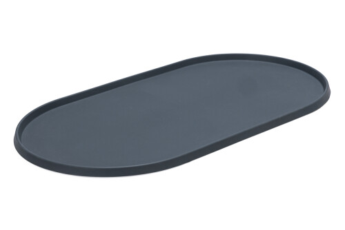 Beeztees DBL Mama Su Kabı Servisi, Silikon, Kaymaz, Antrasit, 55x30x1,7cm - 1