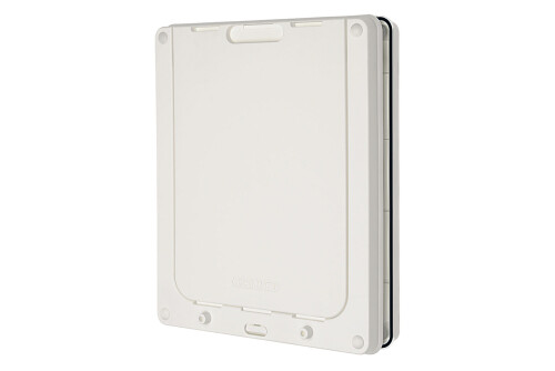 Beeztees DogMate Köpek Kapısı, Çift Yönlü, 2 fonksiyonlu, Beyaz, 35x29cm - 2