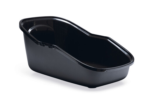 Beeztees Kapalı Kedi Tuvaleti, Koku Filtreli, Siyah Mermer Antrasit, 56x39x39cm - 4