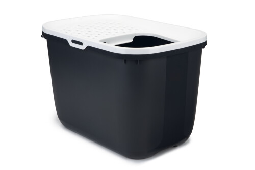 Beeztees Kapalı ve Derin Kedi Tuvaleti, Gri, 58x38,5x39,5cm - 1