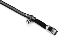 Beeztees Kedi Boyun Tasması, Fosforlu Siyah, 24,5-29,5cm - 3