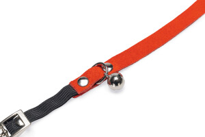 Beeztees Kedi Boyun Tasması, Süet, Kırmızı, 24-29cm - 3