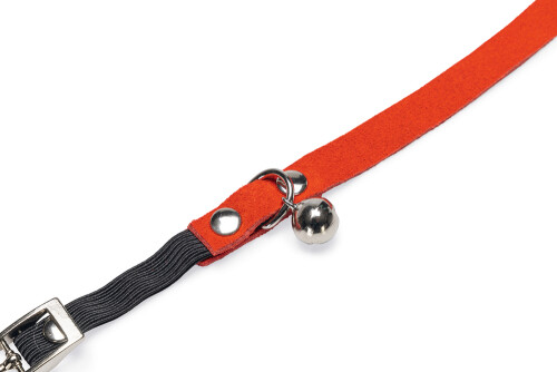 Beeztees Kedi Boyun Tasması, Süet, Kırmızı, 24-29cm - 3