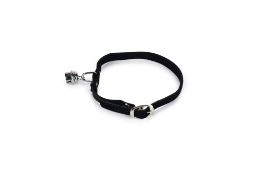 Beeztees Kedi Boyun Tasması, Süet, Siyah, 24-29cm - 1