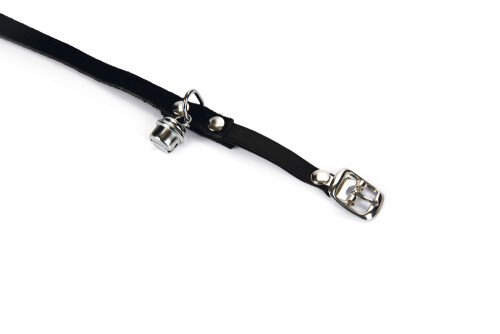 Beeztees Kedi Boyun Tasması, Süet, Siyah, 24-29cm - 2