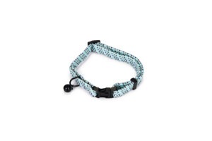 Beeztees Kedi Boyun Tasması, Zilli, Mavi, 24,5-33cm - Beeztees