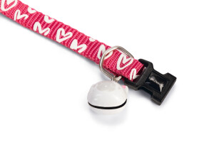 Beeztees Kedi Boyun Tasması, Zilli, Pembe, 20-30cm - 3