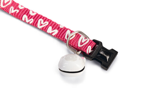Beeztees Kedi Boyun Tasması, Zilli, Pembe, 20-30cm - 3