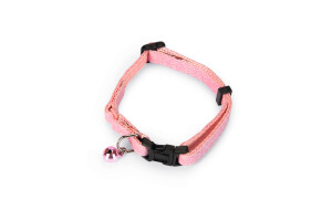 Beeztees Kedi Boyun Tasması, Zilli, Pembe, 23-32cm - Beeztees