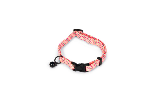 Beeztees Kedi Boyun Tasması, Zilli, Pembe, 24,5-33cm - 1