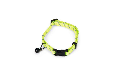 Beeztees Kedi Boyun Tasması, Zilli, Sarı, 24,5-33cm - 1