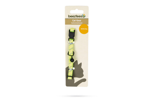 Beeztees Kedi Boyun Tasması, Zilli, Sarı, 24,5-33cm - 2