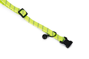 Beeztees Kedi Boyun Tasması, Zilli, Sarı, 24,5-33cm - 3