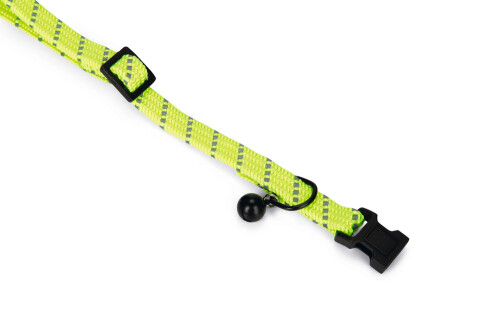 Beeztees Kedi Boyun Tasması, Zilli, Sarı, 24,5-33cm - 3