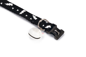 Beeztees Kedi Boyun Tasması, Zilli, Siyah, 20-30cm - 3