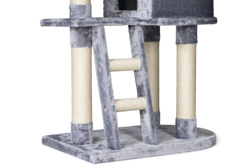 Beeztees Kedi Büyük Tırmalama ve Oyun Evi, 70x50x220-260cm - 12