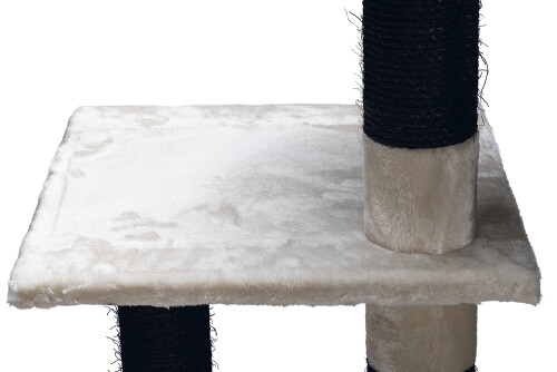 Beeztees Kedi Köşe Tırmalama ve Oyun Evi, Krem, 40x40x135cm - 6