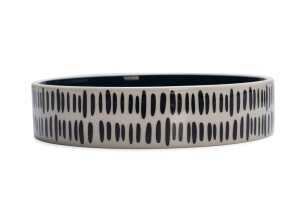 Beeztees Kedi Mama Su Kabı, Seramik, Siyah / Beyaz, 16,5cm, 300ml - 2