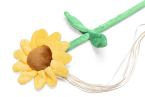 Beeztees Kedi Oltası, Çiçek Çeklinde, Peluş ve Kurdelalar, Çeşitli Renklerde, 45x6x3cm - 9