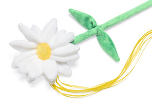 Beeztees Kedi Oltası, Çiçek Çeklinde, Peluş ve Kurdelalar, Çeşitli Renklerde, 45x6x3cm - 10