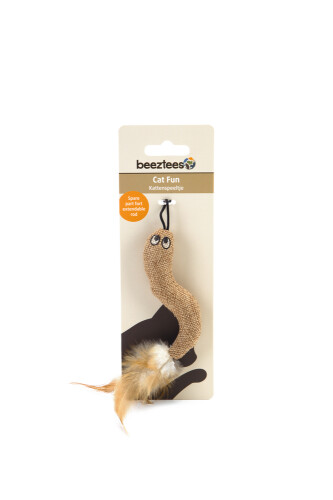 Beeztees Kedi Oltası Oyuncağı, Sisal ve Tüylü, 430300 ile kullanılabilir, 18cm - 2