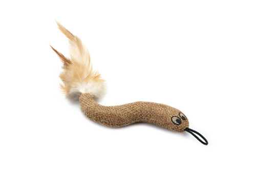 Beeztees Kedi Oltası Oyuncağı, Sisal ve Tüylü, 430300 ile kullanılabilir, 18cm - 1