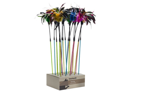 Beeztees Kedi Oltası, Tüylü, Çeşitli Renklerde, - 25