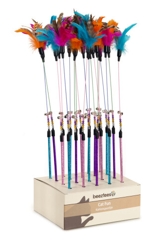 Beeztees Kedi Oltası, Ucu Tüylü-10cm, 50cm - 5