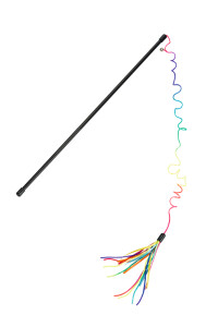 Beeztees Kedi Oltası, Zilli, Kurdelalar Uc, Uzun Dayanıklı ip-110cm, Çeşitli Renklerde, 50cm - 3